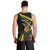 South Africa Personalised Men Tank Top Springbok Mascot Dynamic - Wonder Print Shop