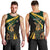 South Africa Personalised Men Tank Top Springbok Mascot Dynamic - Wonder Print Shop