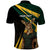 South Africa Personalised Polo Shirt Springbok Mascot Dynamic - Wonder Print Shop