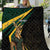 South Africa Personalised Quilt Springbok Mascot Dynamic - Wonder Print Shop