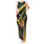 South Africa Personalised Tank Maxi Dress Springbok Mascot Dynamic