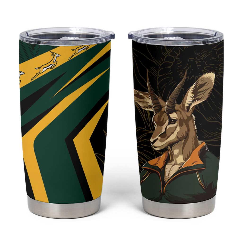 South Africa Tumbler Cup Springbok Mascot Dynamic