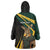 South Africa Personalised Wearable Blanket Hoodie Springbok Mascot Dynamic