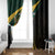 South Africa Personalised Window Curtain Springbok Mascot Dynamic