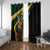 South Africa Personalised Window Curtain Springbok Mascot Dynamic