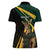 South Africa Personalised Women Polo Shirt Springbok Mascot Dynamic