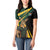 South Africa Personalised Women Polo Shirt Springbok Mascot Dynamic