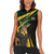 South Africa Personalised Women Sleeveless Polo Shirt Springbok Mascot Dynamic