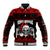 Custom Christmas Baseball Jacket Gothic Skull Creepmas LT7 - Wonder Print Shop