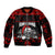 Custom Christmas Bomber Jacket Gothic Skull Creepmas LT7 - Wonder Print Shop