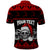 Custom Christmas Polo Shirt Gothic Skull Creepmas - Wonder Print Shop