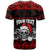 Custom Christmas T Shirt Gothic Skull Creepmas - Wonder Print Shop