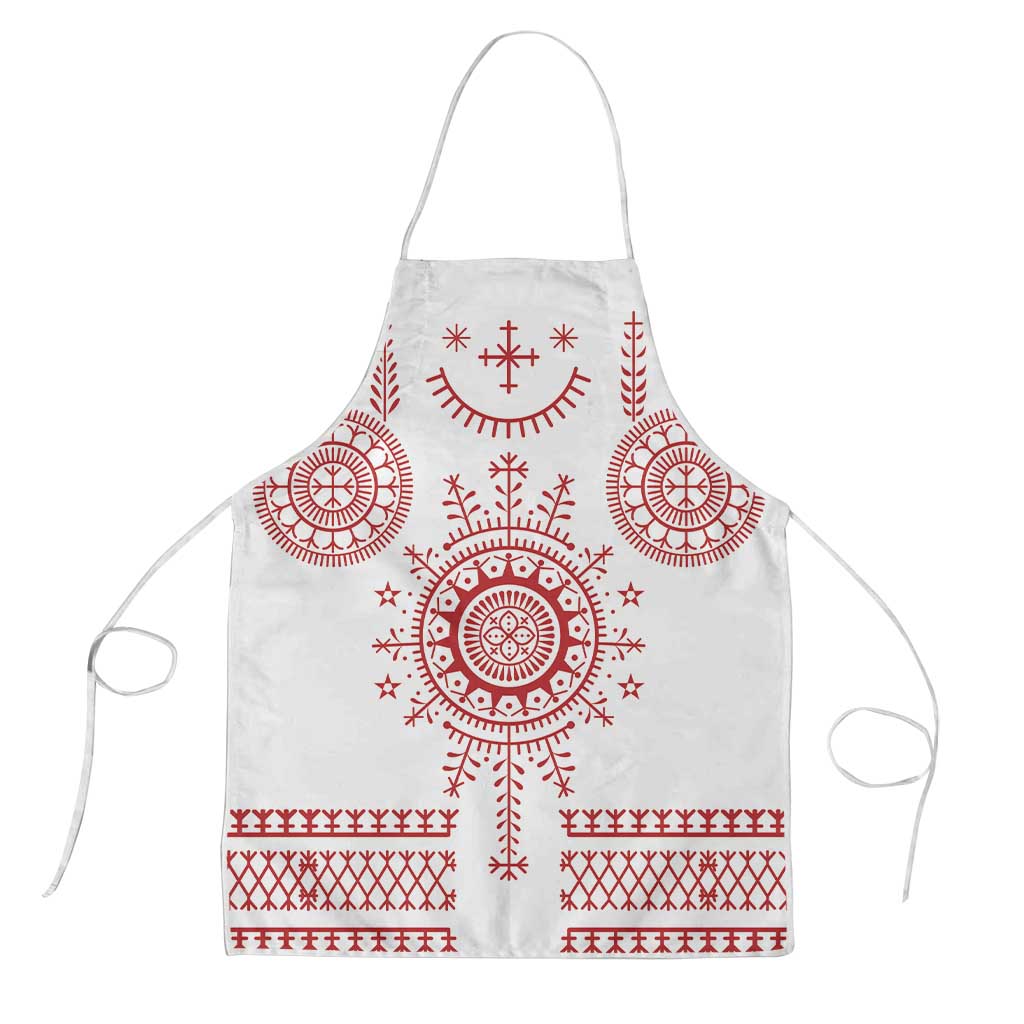 Croatia Sicanje Tattoo Kolo Inspired Apron - Wonder Print Shop