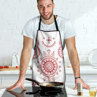 Croatia Sicanje Tattoo Kolo Inspired Apron - Wonder Print Shop