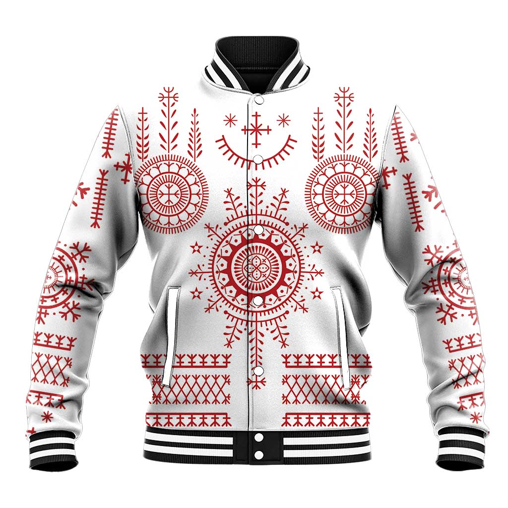 Croatia Sicanje Tattoo Kolo Inspired Baseball Jacket - Wonder Print Shop