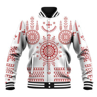 Croatia Sicanje Tattoo Kolo Inspired Baseball Jacket - Wonder Print Shop