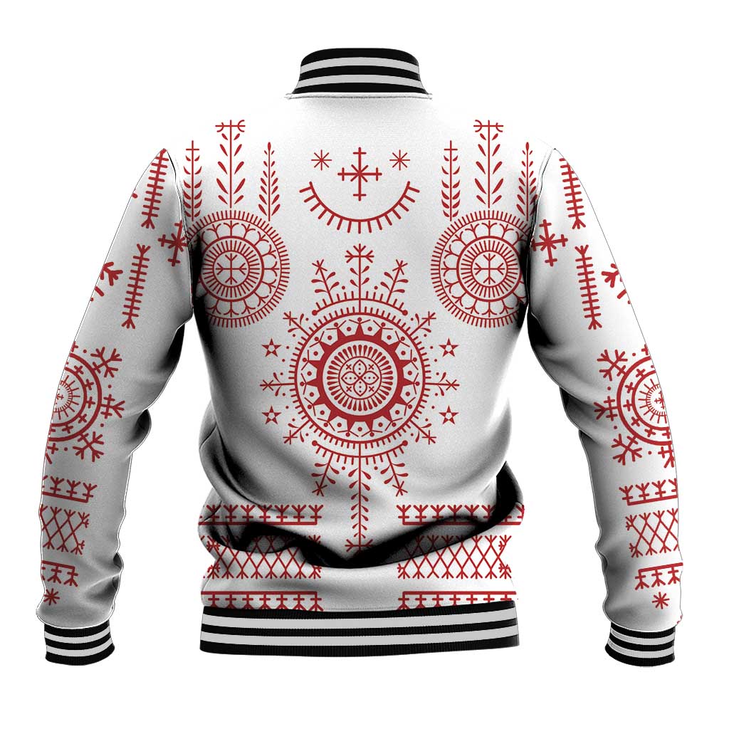 Croatia Sicanje Tattoo Kolo Inspired Baseball Jacket - Wonder Print Shop