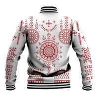 Croatia Sicanje Tattoo Kolo Inspired Baseball Jacket - Wonder Print Shop