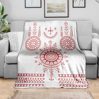 Croatia Sicanje Tattoo Kolo Inspired Blanket - Wonder Print Shop