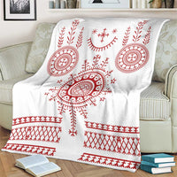 Croatia Sicanje Tattoo Kolo Inspired Blanket - Wonder Print Shop