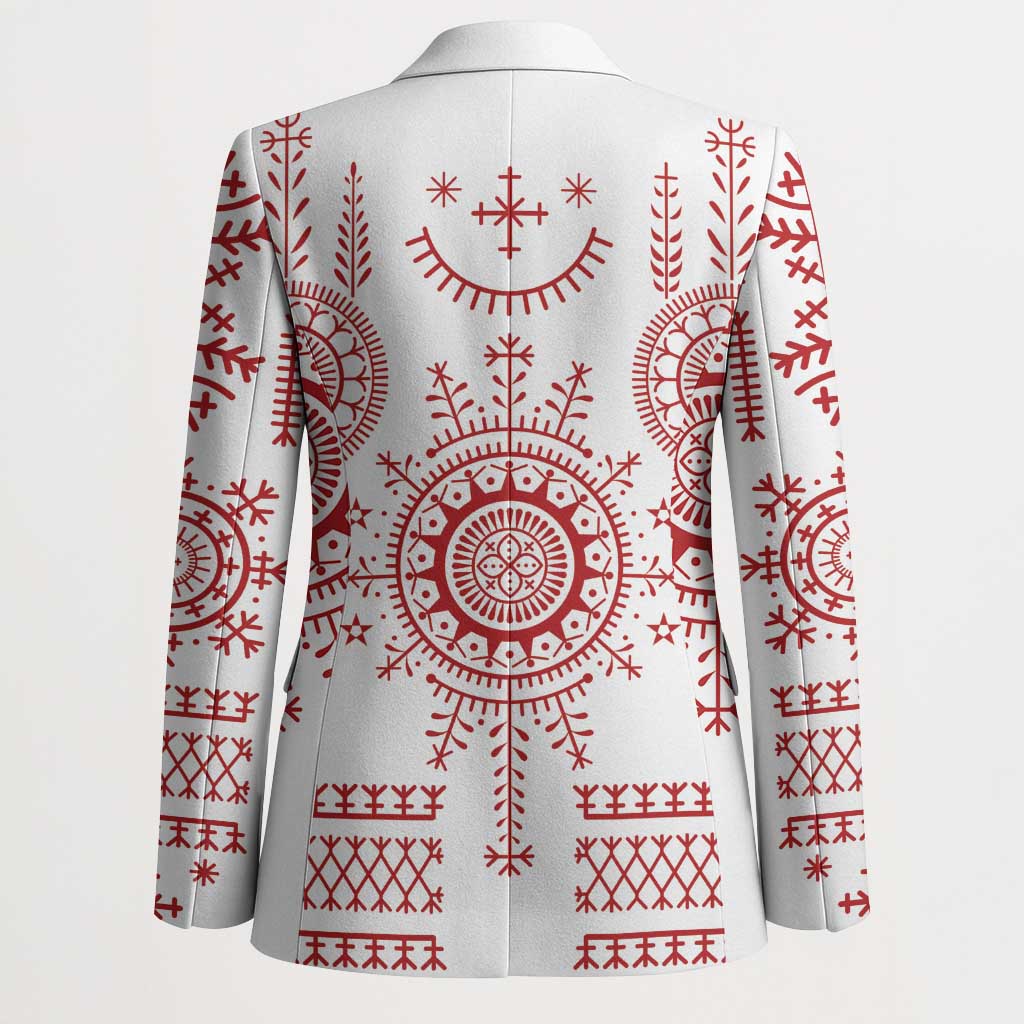 Croatia Sicanje Tattoo Kolo Inspired Blazer - Wonder Print Shop