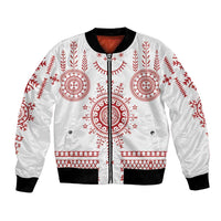 Croatia Sicanje Tattoo Kolo Inspired Bomber Jacket - Wonder Print Shop