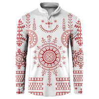 Croatia Sicanje Tattoo Kolo Inspired Button Sweatshirt - Wonder Print Shop