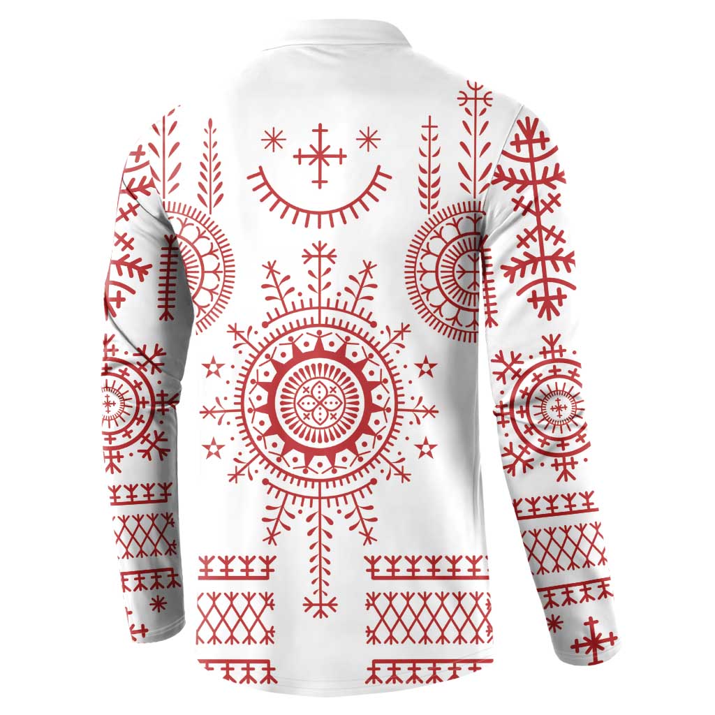 Croatia Sicanje Tattoo Kolo Inspired Button Sweatshirt - Wonder Print Shop