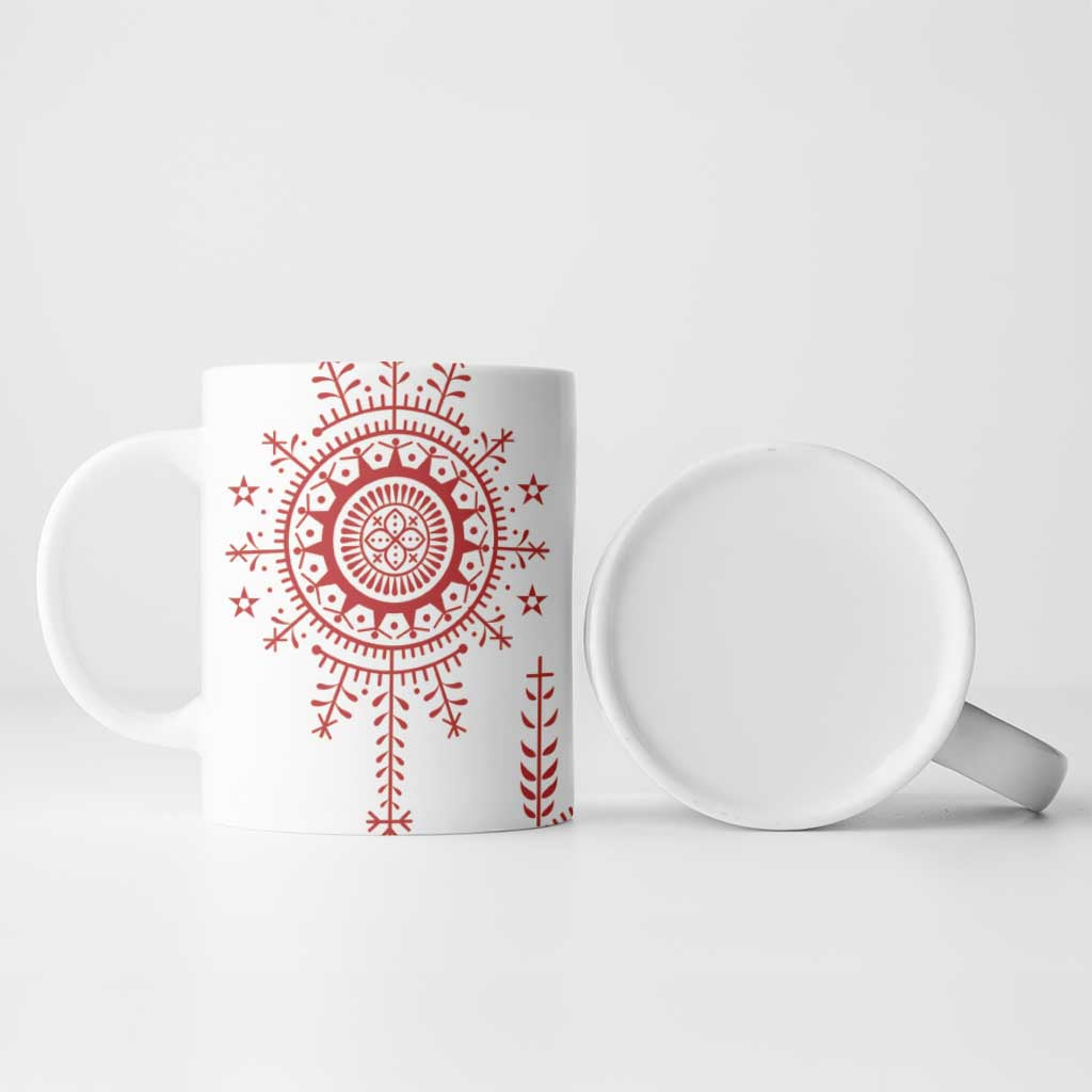 Croatia Sicanje Tattoo Kolo Inspired Ceramic Mug - Wonder Print Shop