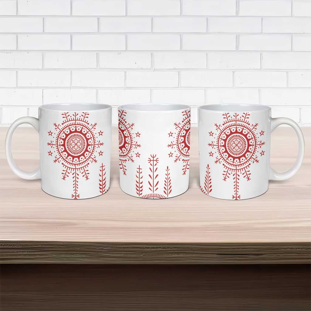 Croatia Sicanje Tattoo Kolo Inspired Ceramic Mug - Wonder Print Shop