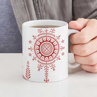 Croatia Sicanje Tattoo Kolo Inspired Ceramic Mug - Wonder Print Shop