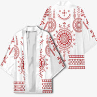 Croatia Sicanje Tattoo Kolo Inspired Kimono - Wonder Print Shop