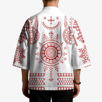 Croatia Sicanje Tattoo Kolo Inspired Kimono - Wonder Print Shop