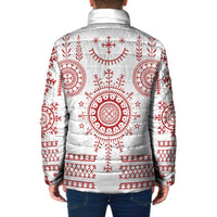 Croatia Sicanje Tattoo Kolo Inspired Padded Jacket - Wonder Print Shop