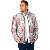 Croatia Sicanje Tattoo Kolo Inspired Padded Jacket - Wonder Print Shop