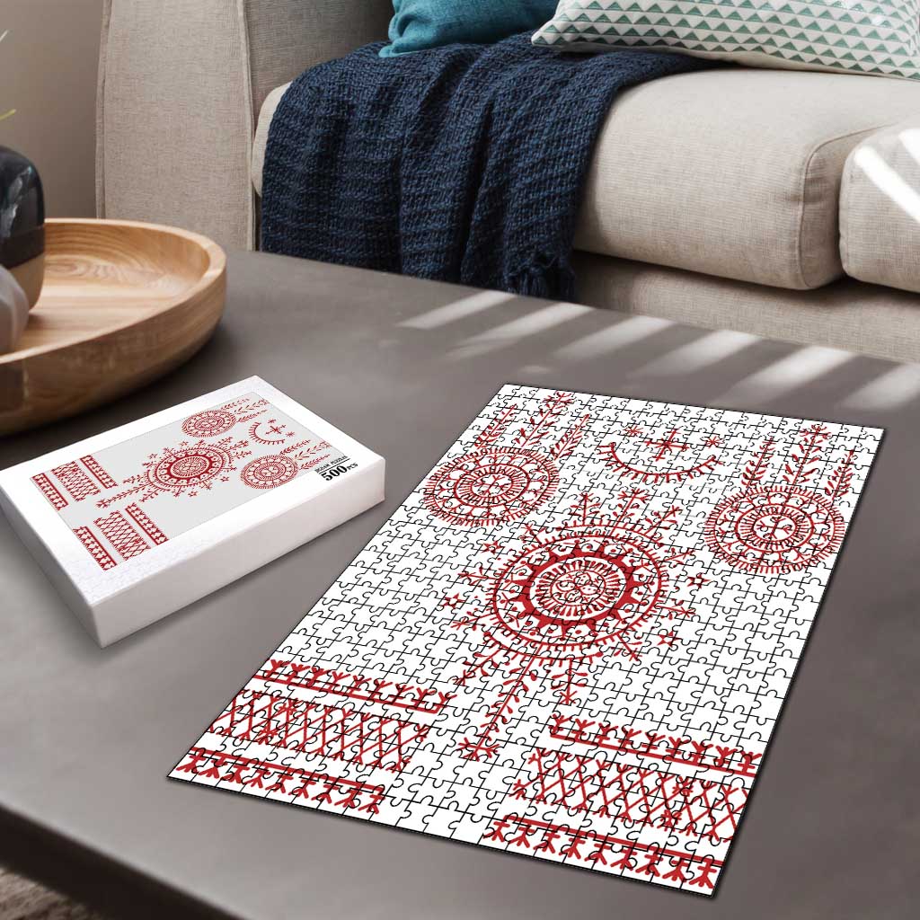 Croatia Sicanje Tattoo Kolo Inspired Puzzle - Wonder Print Shop