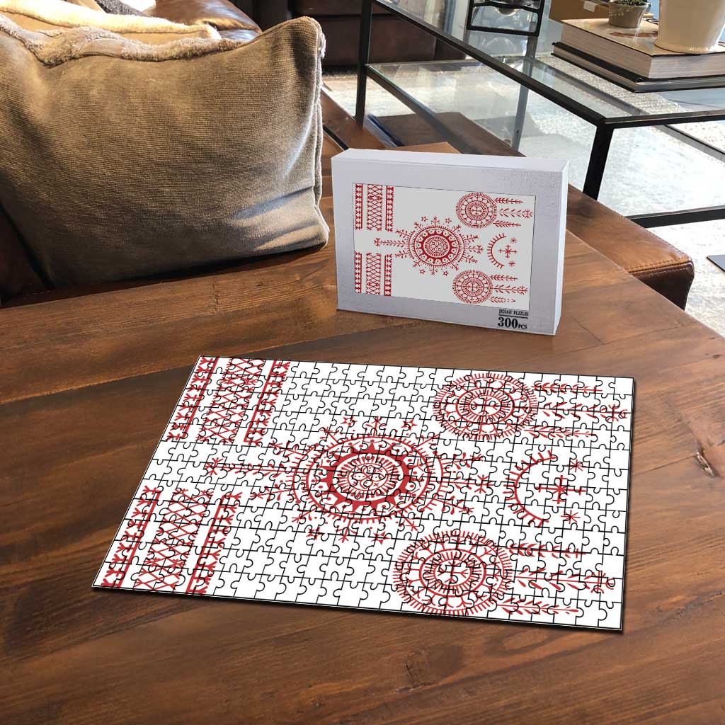 Croatia Sicanje Tattoo Kolo Inspired Puzzle - Wonder Print Shop