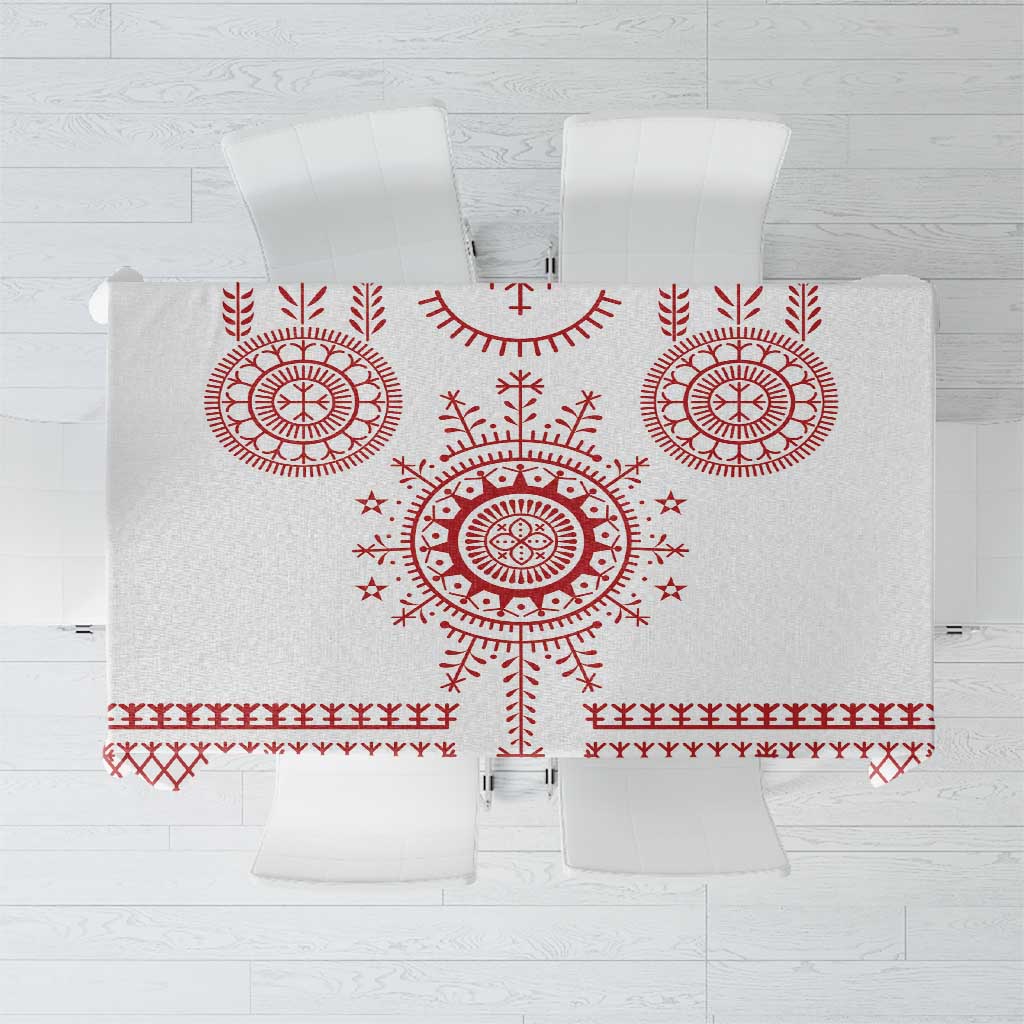Croatia Sicanje Tattoo Kolo Inspired Tablecloth - Wonder Print Shop