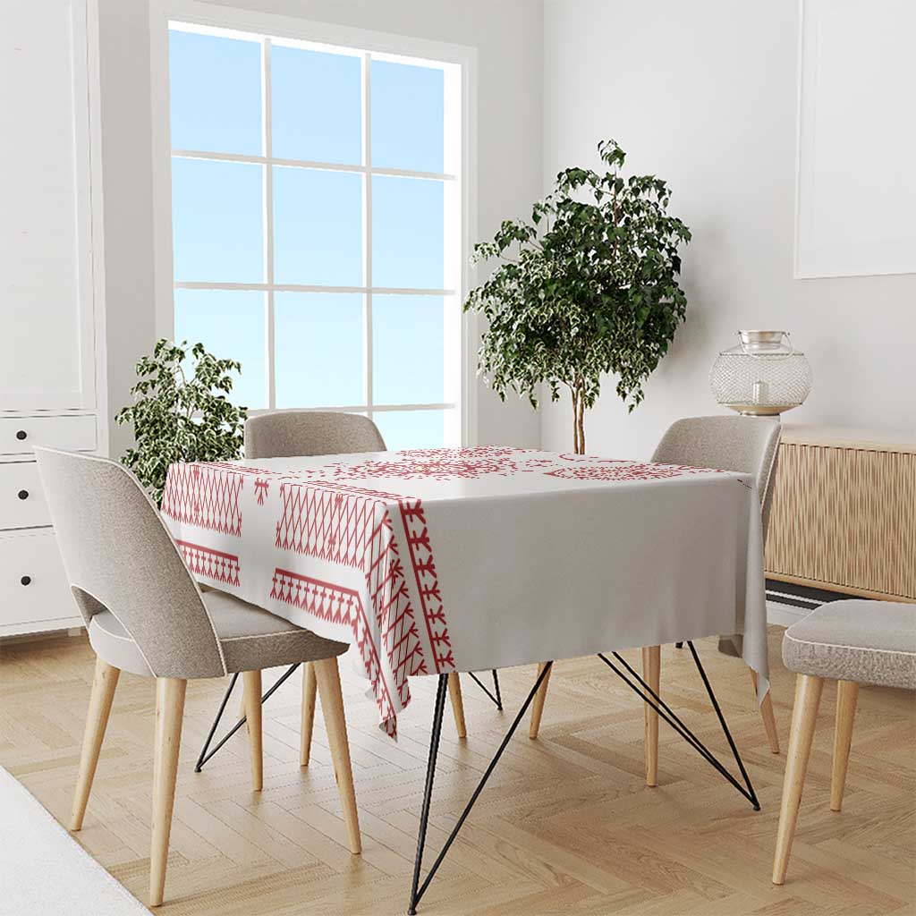 Croatia Sicanje Tattoo Kolo Inspired Tablecloth - Wonder Print Shop