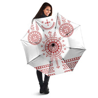 Croatia Sicanje Tattoo Kolo Inspired Umbrella - Wonder Print Shop
