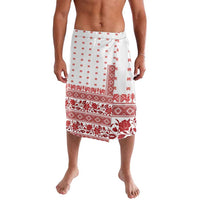 Antique Croatia Folk Embroidery Inspired Pattern Lavalava Roses and Peacocks - Wonder Print Shop