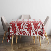 Antique Croatia Folk Embroidery Inspired Pattern Tablecloth Roses and Peacocks - Wonder Print Shop
