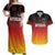 Germany Football Couples Matching Off Shoulder Maxi Dress and Hawaiian Shirt Nationalelf Dynamic LT7 - Wonder Print Shop