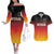 Germany Football Couples Matching Off The Shoulder Long Sleeve Dress and Hawaiian Shirt Nationalelf Dynamic LT7 - Wonder Print Shop