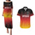 Germany Football Couples Matching Puletasi and Hawaiian Shirt Nationalelf Dynamic LT7 - Wonder Print Shop