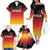 Germany Football Family Matching Off The Shoulder Long Sleeve Dress and Hawaiian Shirt Nationalelf Dynamic