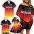 Germany Football Family Matching Off Shoulder Short Dress and Hawaiian Shirt Nationalelf Dynamic