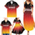 Germany Football Family Matching Summer Maxi Dress and Hawaiian Shirt Nationalelf Dynamic