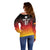 Germany Football Off Shoulder Sweater Nationalelf Dynamic - Wonder Print Shop