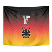 Germany Nationalelf football wall tapestry close-up: "YOUR TEXT 07" and eagle emblem